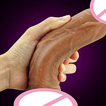 Фалоімітатор Love Toy реалістичний силіконовий пеніс з присоскою, фото 4