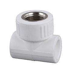 Трійник внутрішня різьба Kalde PPR ф32х3/4 (білий) 20013 (000017862)