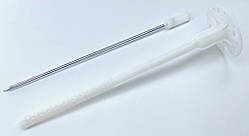 Дюбель Амекс 10х240 мм ATI TZE для вати пінопласту та єппс до газобетону керамічного блоку з термоголовкою упаковка 100 штук