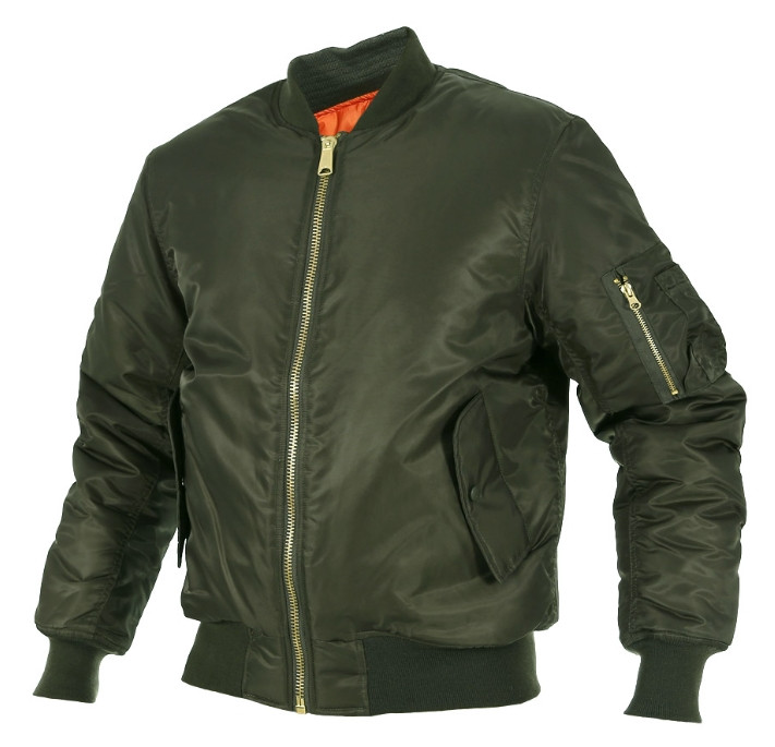 Куртка двостороння Texar MA-1 FLYERS Olive 02-MA1-CO-OD