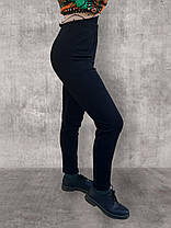 Лосини жіночі теплі на хутрі Легінси зимові у великих розмірах (Польща) Розмір L-XL, фото 5