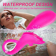 Жіночий вібратор-кролик Love Toy із вакуумним стимулятором клітора, фото 3