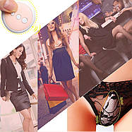 Фалоімітатор-вібратор Love Toy у трусики, жіночий стимулятор клітора для оргазму, фото 3