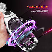 Автоматичний чоловічий мастурбатор Love Toy поршневий висувний і обертовий, фото 4