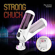 Автоматичний чоловічий мастурбатор Love Toy поршневий висувний і обертовий, фото 5