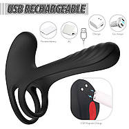 Багаточастотне вібраційне кільце на пеніс Love Toy секс-іграшка для чоловіків і товарів для дорослих, фото 3