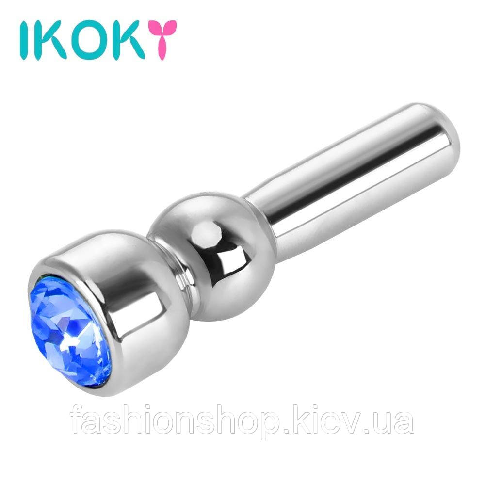 Корка для пенісу IKOKY з нержавіючої сталі, розширювач верети, чоловічий прилад вірності, інтимні іграшки