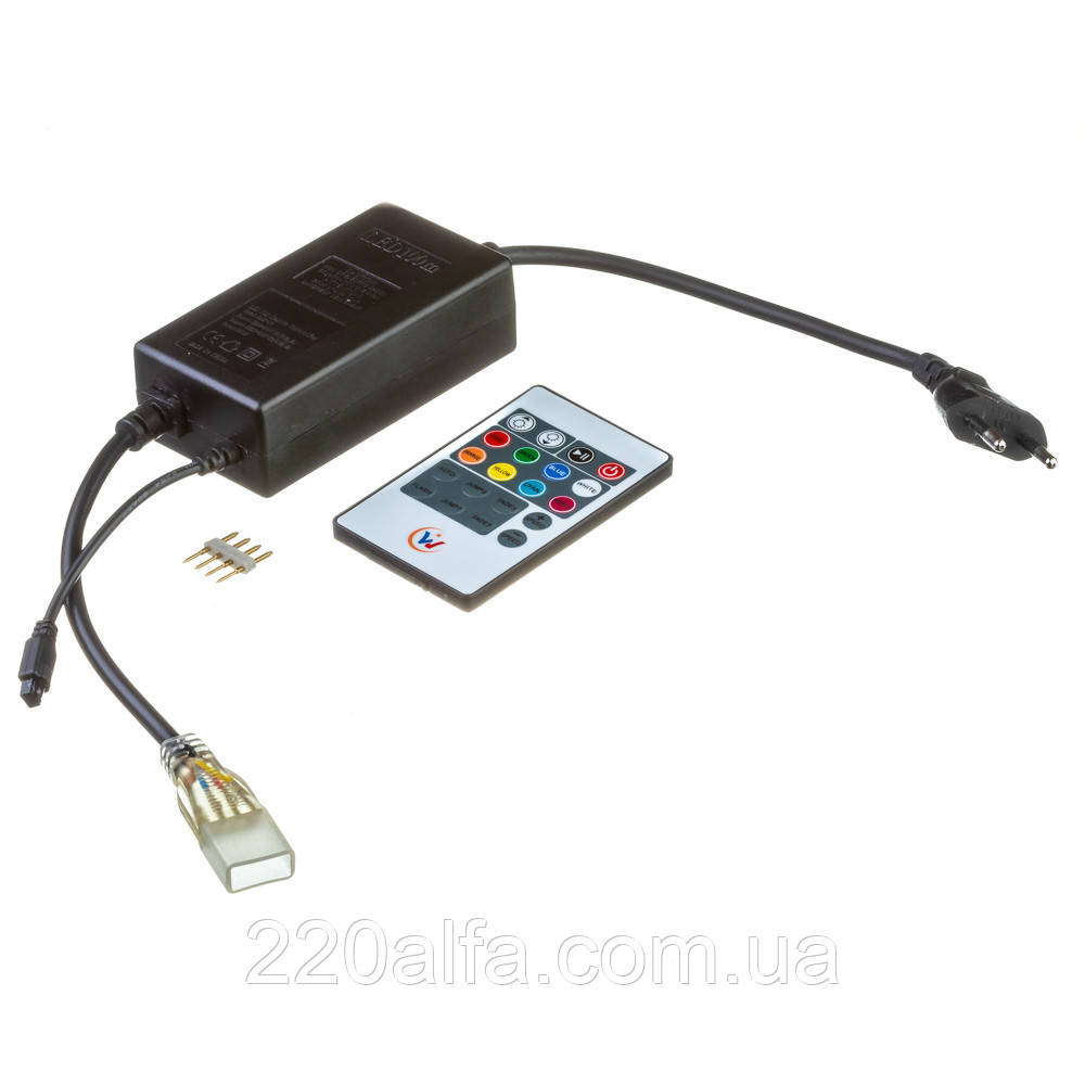 Адаптер живлення для Led-стрічок 220 В Multi-Color smd2835-180 + пульт + контролер + 4pin