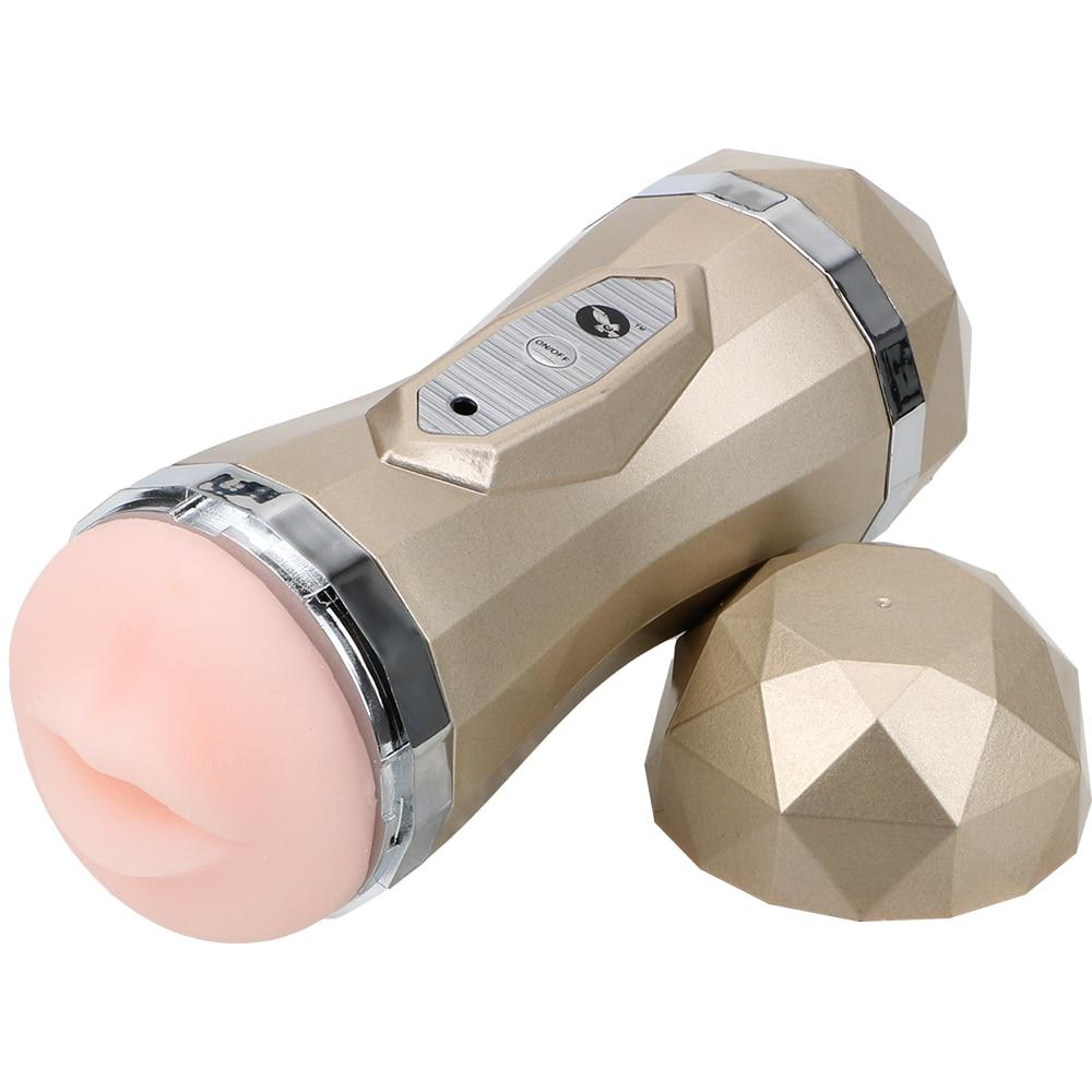 Чоловічий мастурбатор Ikoky, глибока глотка, вагіна, вібратор і вакуумний стимулятор