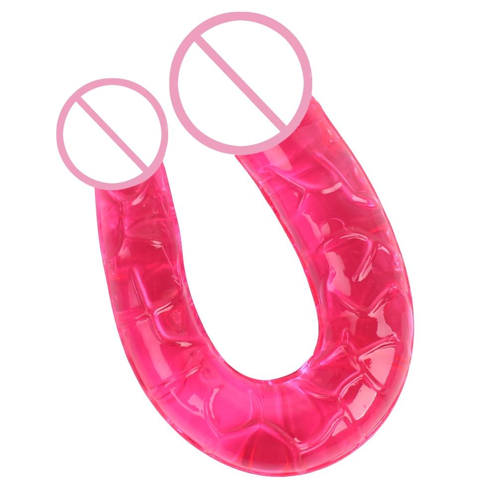 Подвійний фалоімітатор Love Toy реалістичний подвійний пеніс для дорослих