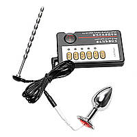 Набір Love Toy з електричним струмом, анальна пробка, штекер пеніса та катетери