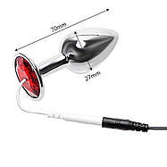 Набір Love Toy з електричним струмом, анальна пробка, штекер пеніса та катетери, фото 3