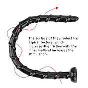 Довга анальна пробка Love Toy 50 см із різьбою, еротична іграшка для анальної стимуляції, фото 5
