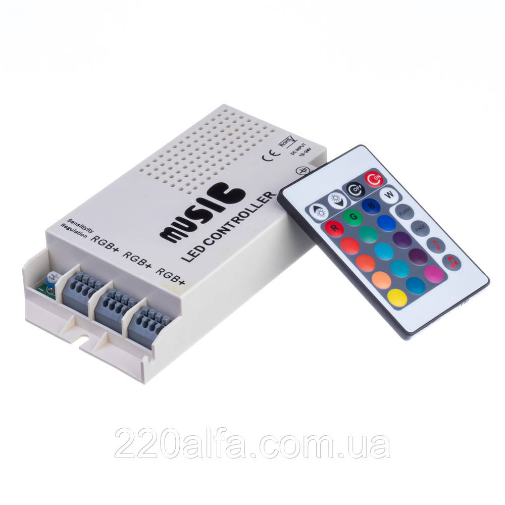 Контролер музичний RGB 9 А 108 Вт (RR 24 кнопки)