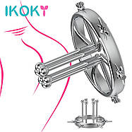 Металева анально-вагінальна пробка Love Toy анальний розширювач та інтимна іграшка, фото 2