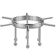 Металева анально-вагінальна пробка Love Toy анальний розширювач та інтимна іграшка, фото 3