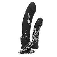 Жіночий подвійний фалоімітатор Love Toy водонепроникний силіконовий стимулятор точки G та клітора