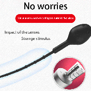 Частотний уретральний вібратор Bombomda пробка для пеніса з вібрацією та розширенням, фото 3