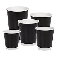 Стакани паперові "Double black"