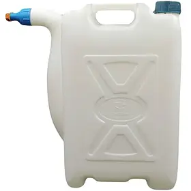 Каністра пластикова біла на 20 літрів