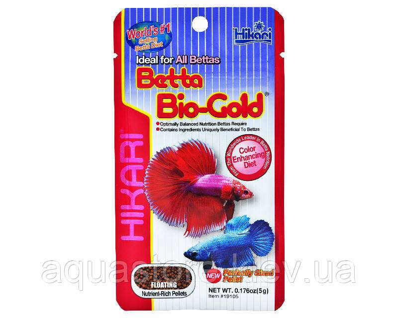 Корм Hikari Tropical Betta Bio-Gold 5 гр для рибок півників
