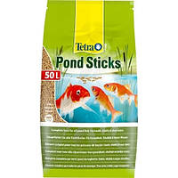 Корм для прудовых рыб Tetra Pond Sticks 50л / 5,25 кг (основное питание для карпа кои, комет, золотых рыбок)