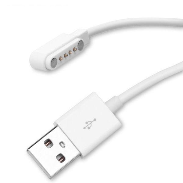 USB магнитный кабель 4-контактный для смарт часов 4P-2 - фото 1 - id-p1686799024