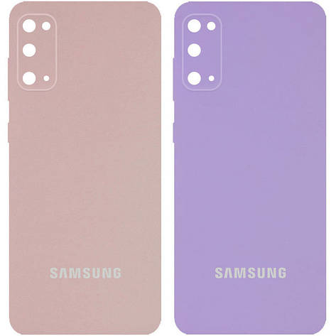 Чохол Silicone Cover Full Camera (AA) для Samsung Galaxy S20+, фото 2