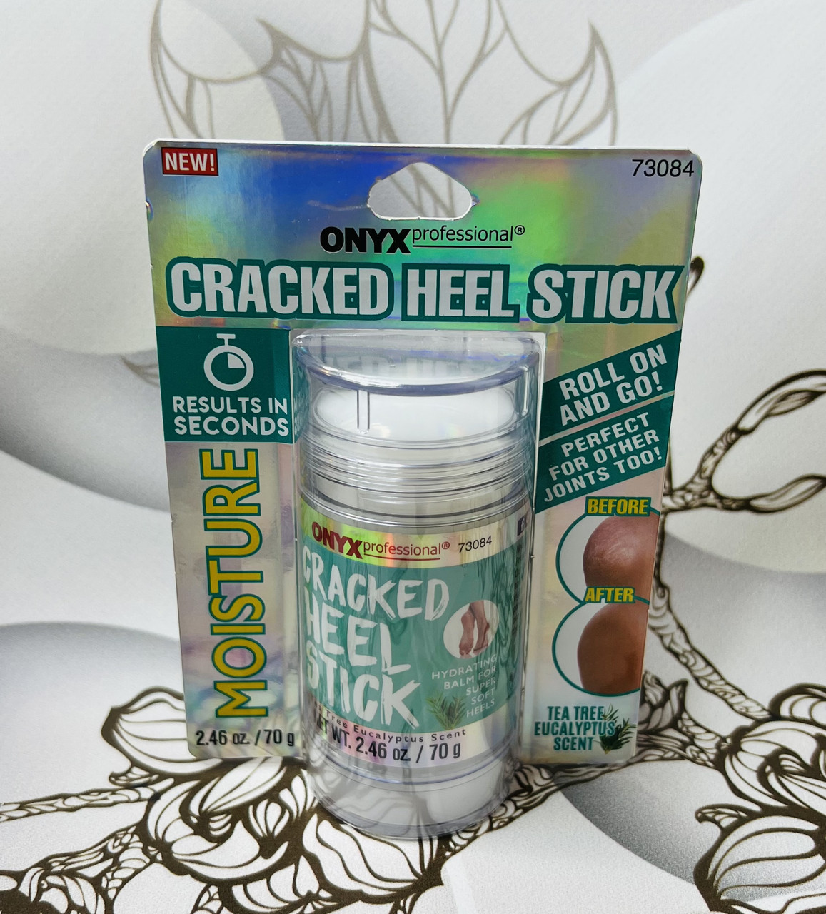 Зволожуючий бальзам для сухих п’ят та тріщин ONYX Cracked Heel Balm Stick Чайне дерево