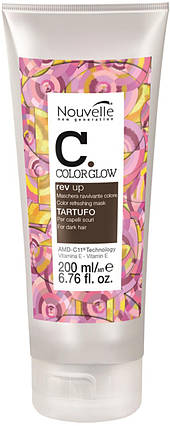 Маска Nouvelle Rev Up Color Refreshing Tartufo для підтримки кольору волосся Темний 200 мл, фото 1
