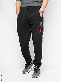 6129-31 Спортивні штани чоловічі на флісі котон норма (6 од: L,XL,2XL,3XL)