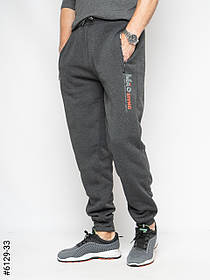 6129-33 Спортивні штани чоловічі на флісі котон норма (5 од: М,L,XL,2XL)
