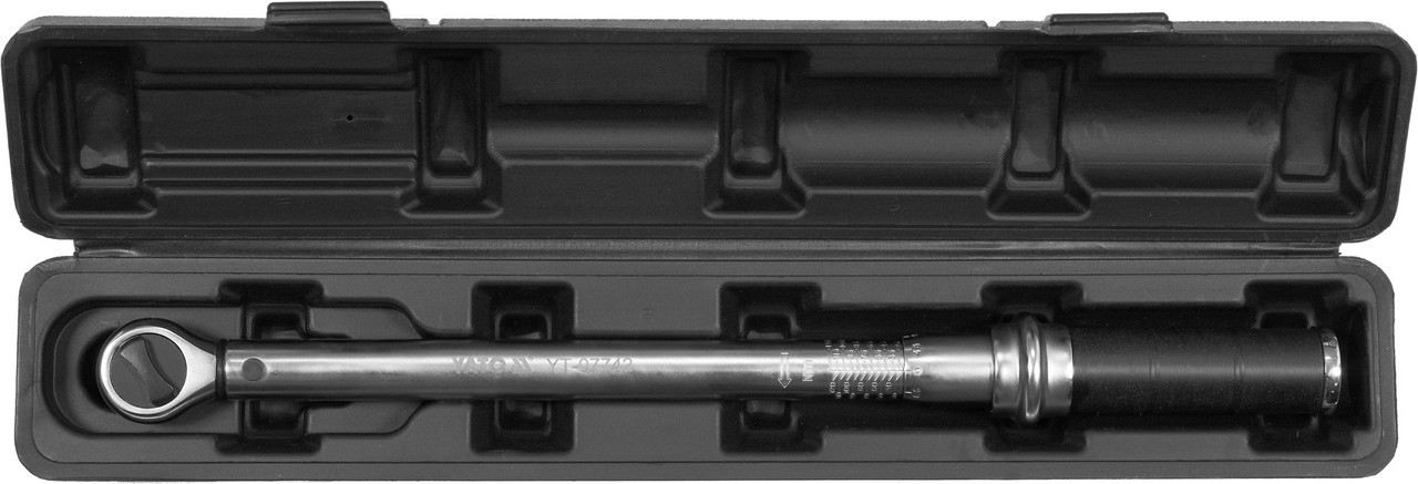 Ключ динамометричний YATO 1/2" 25-125 НМ 415-440 ММ (YT-07742)