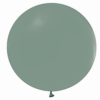 Латексна повітряна куля гігант без малюнка Balonevi Хакі пастель, 24" 61 см