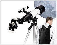 Телескоп-рефрактор астрономический 70mm Aperture 400mm AZ с рюкзаком