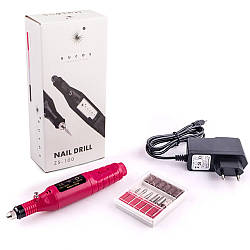 Фрезер ручка для апаратного манікюру та педикюру 20000 об/хв + фрези в комплекті / Портативний фрезер ручка