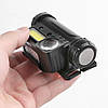 Ліхтарик на лоб BL 123 COB / Ліхтарик з акумулятором / Налобний ліхтар з датчиком руху, фото 6
