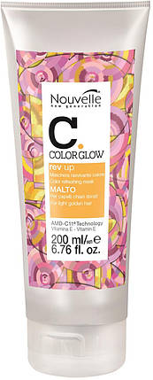 Маска Nouvelle Rev Up Color Refreshing Malto для підтримки кольору волосся Карамель 200 мл, фото 1