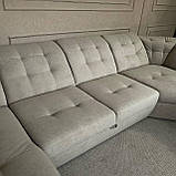 Новий розкладний диван в тканині, фото 2