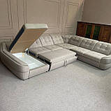 Новий розкладний диван в тканині, фото 8
