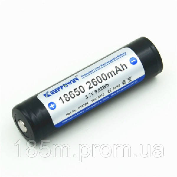 Keeppower 18650 2600 mAh Samsung Li-ion - фото 1 - id-p84291826