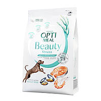 Сухой корм Optimeal Dog Beauty Fitness Healthy для собак для суставов и при лишнем весе, морепродукты 1,5 КГ