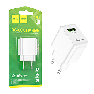 Мережевий зарядний пристрій Hoco C98A Proton (1xUSB QC3.0) 18W