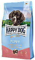 Сухой корм для щенков Happy Dog Sensible Puppy Lachs & Kartoffel с лососем и картофелем, 1 кг