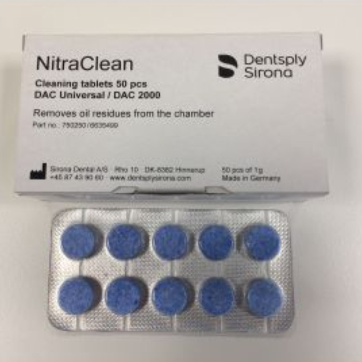 Таблетки для очищення автоклаву NitraClean (Cleaning tablets), 50 шт., для DAC Universal