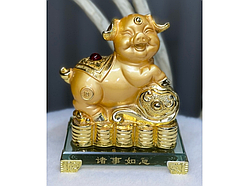 💛Статуетка Золота Свиня 15,5 см