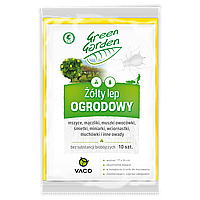 VACO GREEN GARDEN Желтый садовый клей (24см x 17см) - 10 шт.