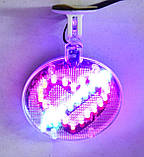 Неонове серце, підсвітка на лобове скло, легка, вантажівка, автобус, фото 2