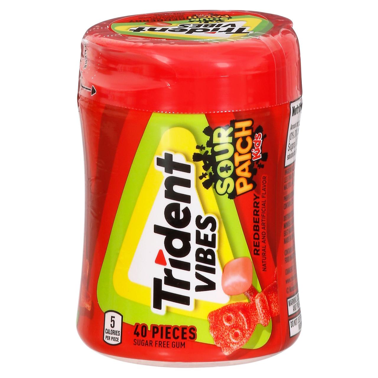 Жуйки Trident Vibes Sour Patch Redberry 40pc