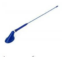 Антена обманка синя з нахилом, декоративна, автомобільна